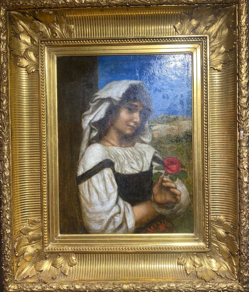 Портрет молодой итальянки