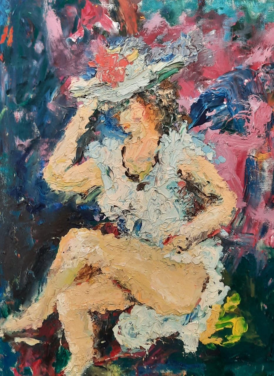 Обнаженная в шляпе