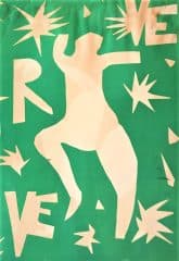 Литография «Couverture Verve», 1945