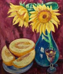 Натюрморт с дынями