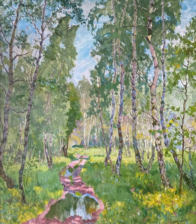 Дорога в лесу