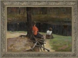 Вечер. У реки