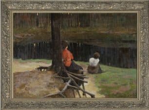 Вечер. У реки