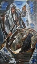 Рыбак с собакой