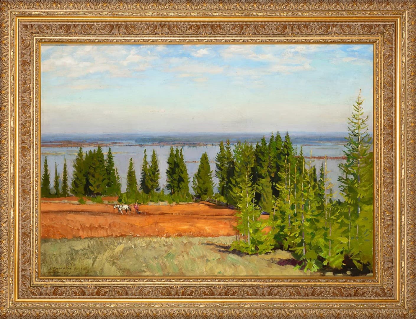 Весенний разлив на реке Вятка