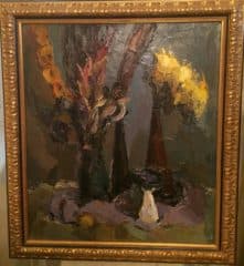 Зимние цветы и фиалки