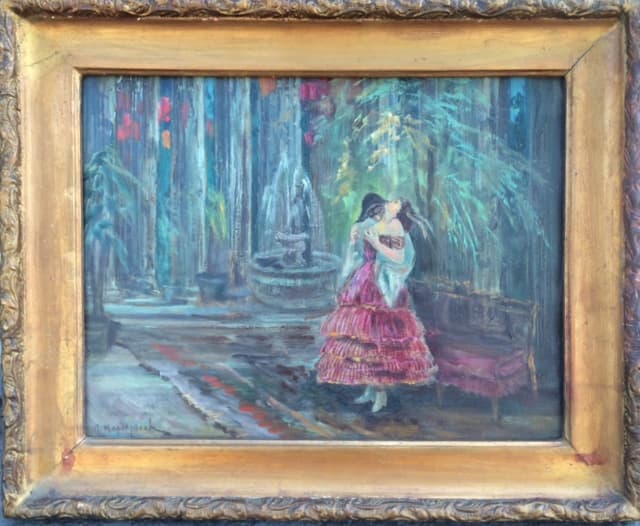 Зимние цветы и фиалки