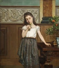 Девочка с попугайчиком