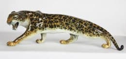 Фарфоровая статуэтка "Леопард"