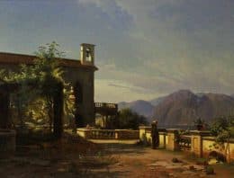 Италия. На террасе монастыря