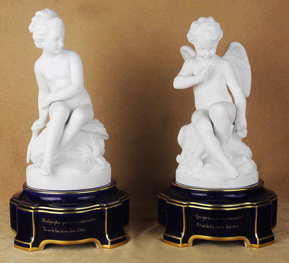 Парные скульптуры “Амур и Психея”