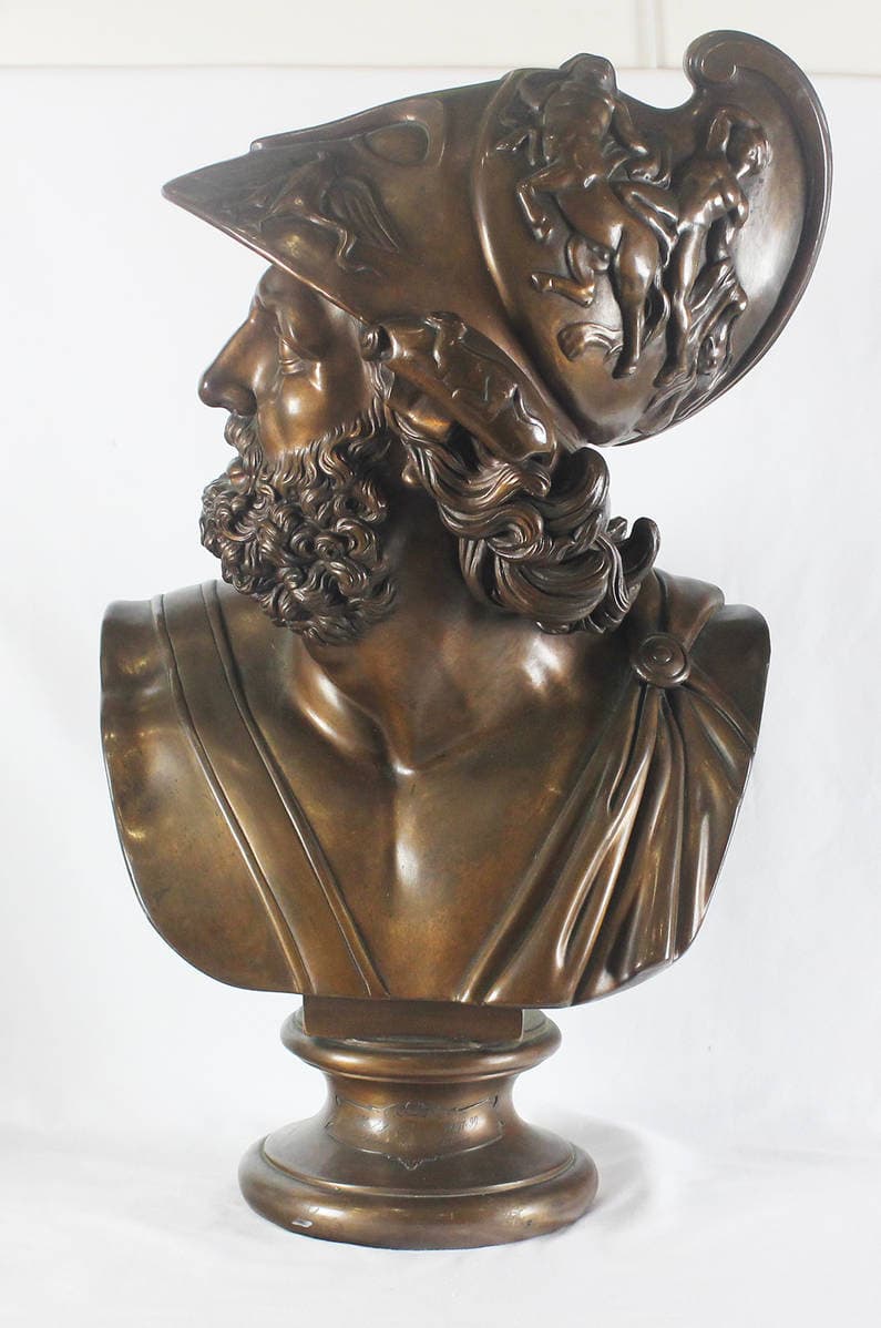 Бронзовый бюст “Царь Менелай”