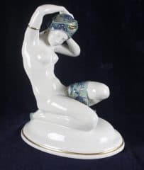 Статуэтка в стиле Ар-Деко "Восточная девушка в чалме"