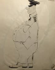 Нахимов. Карикатура