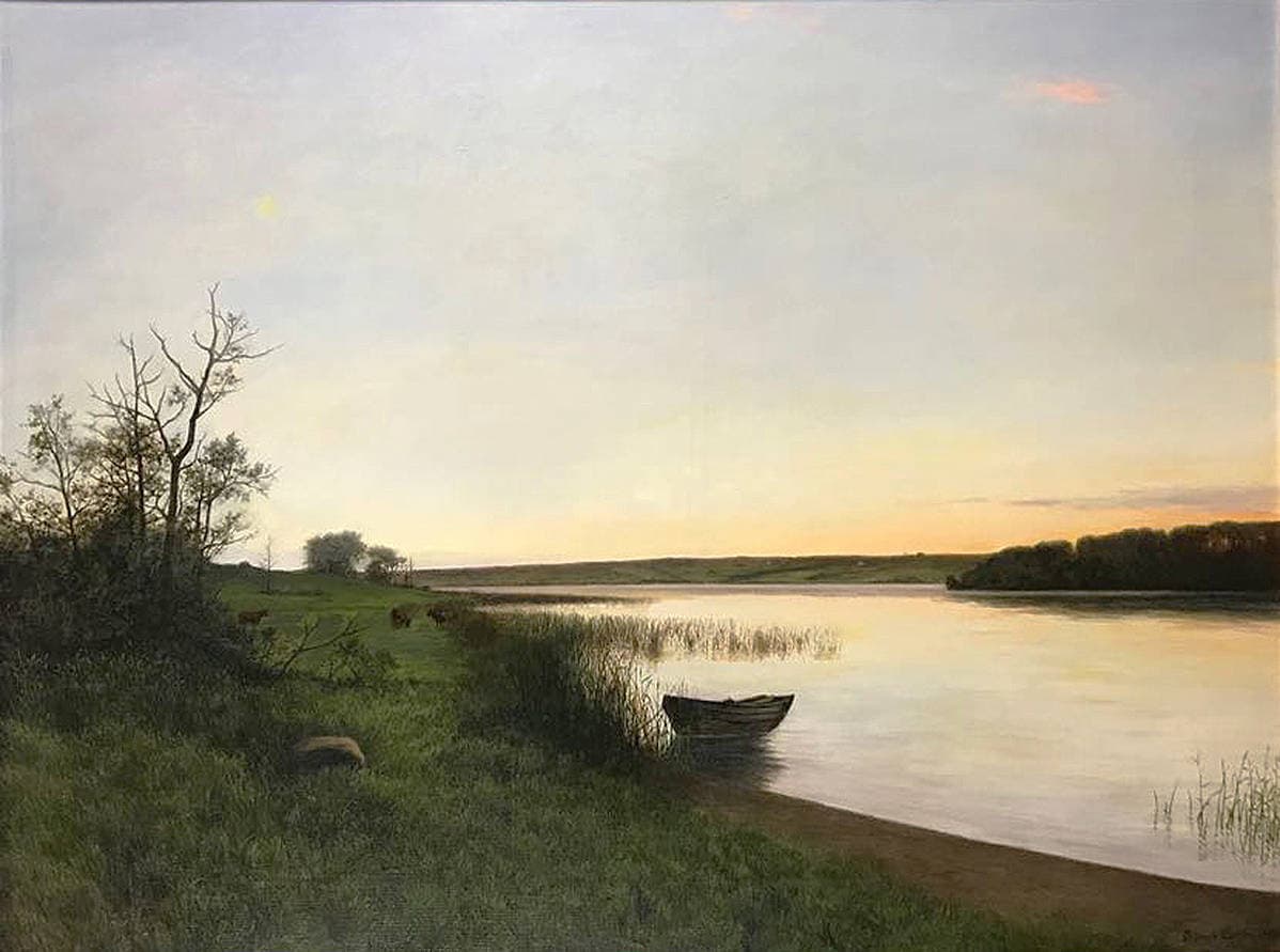 Пейзаж с озером