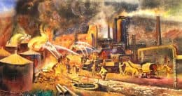 Тушение пожара на нефтеперегонном заводе в Грозном