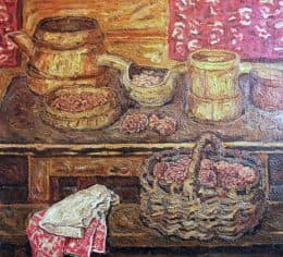 Натюрморт с кедровыми шишками