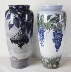 парные вазы в стиле модерн (ар-нуво)