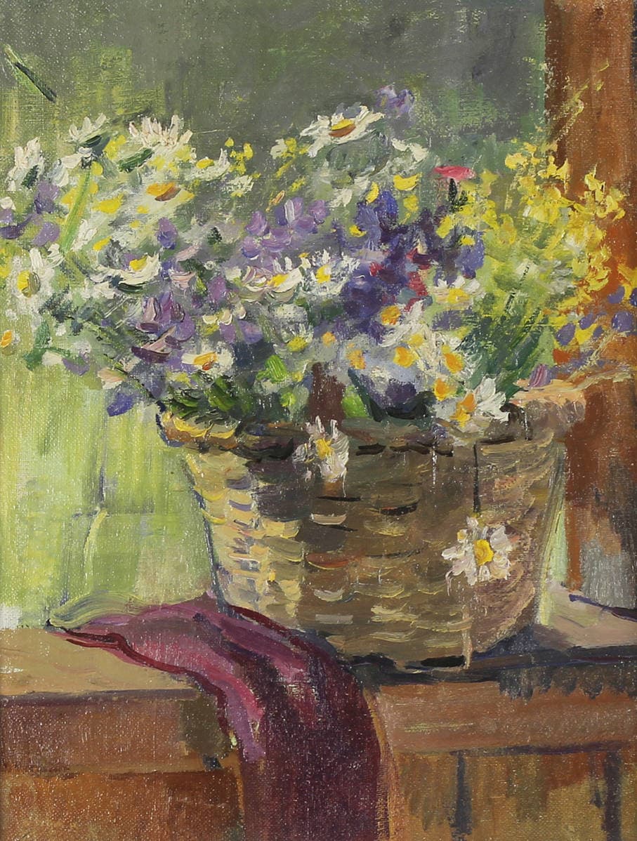 Корзина с цветами