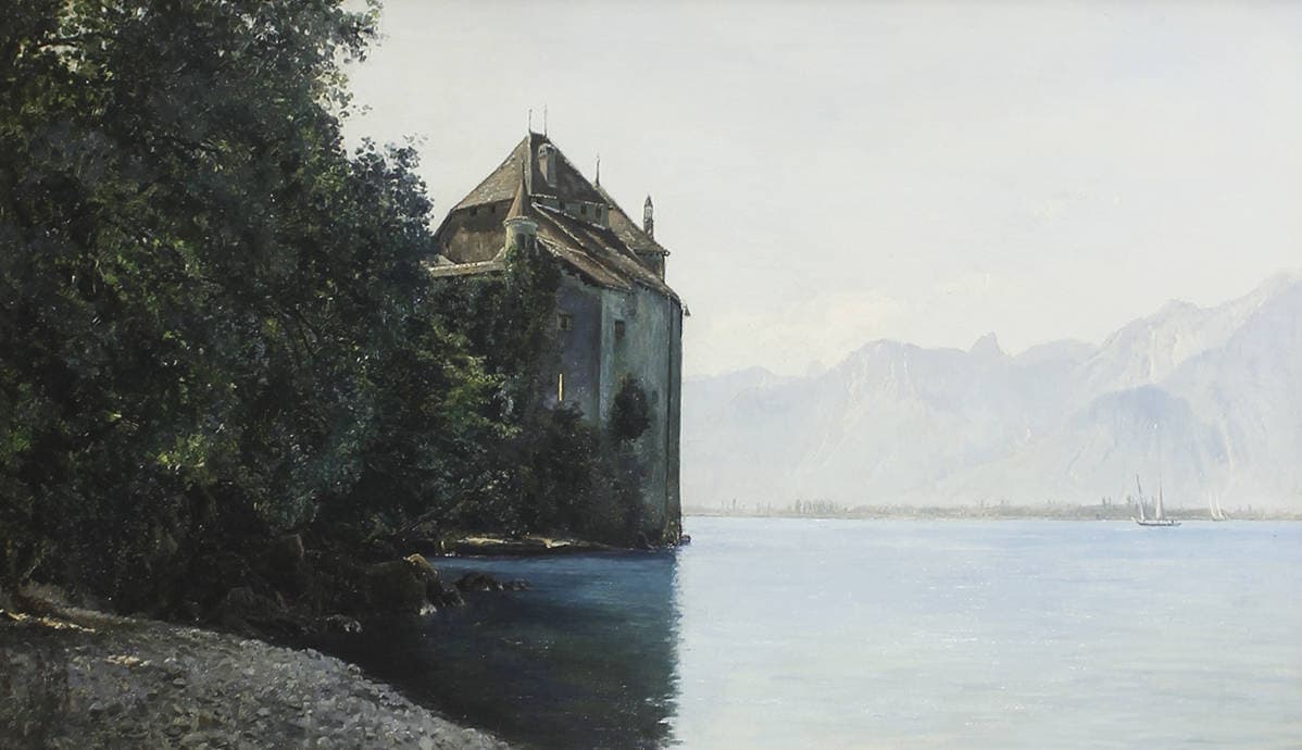 Шильонский замок у озера