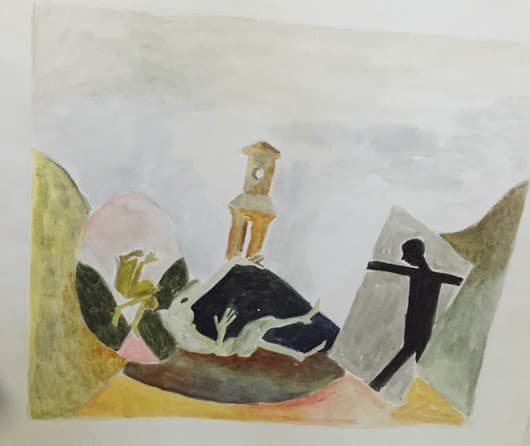 Трое у башни