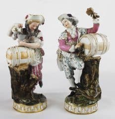 Статуэтки "Пара виноделов"