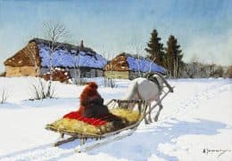 Зимний солнечный день