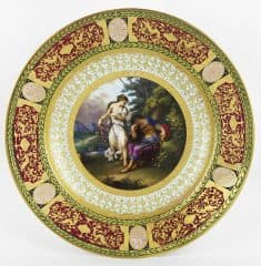 Тарелка декоративная "Венера и Марс"