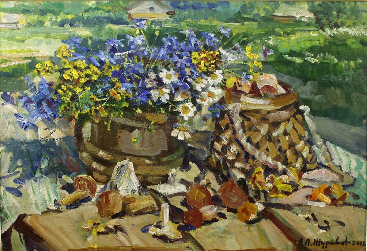 Натюрморт с грибами