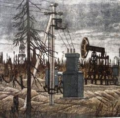 Нефтяной край. Хмурый день.