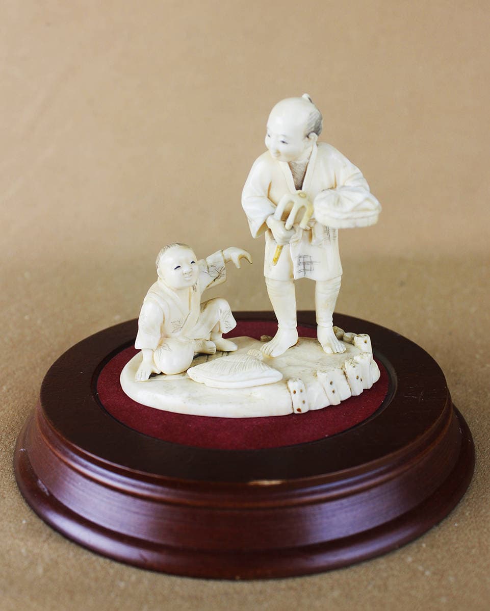 Окимоно “Японские крестьяне”