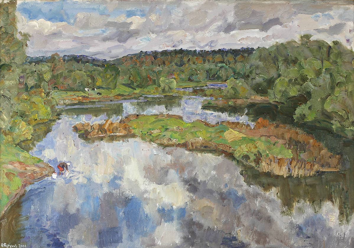 Река Протва осенью