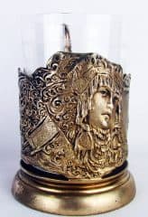 Подстаканник серебряный " Царевна-Лебедь"