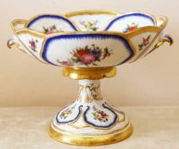 Ваза для фруктов из Банкетного сервиза "Капустные листья"