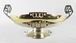 Антикварная серебряная конфетница в стиле ар-нуво