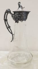 Серебряный кувшин для вина с флоральным декором