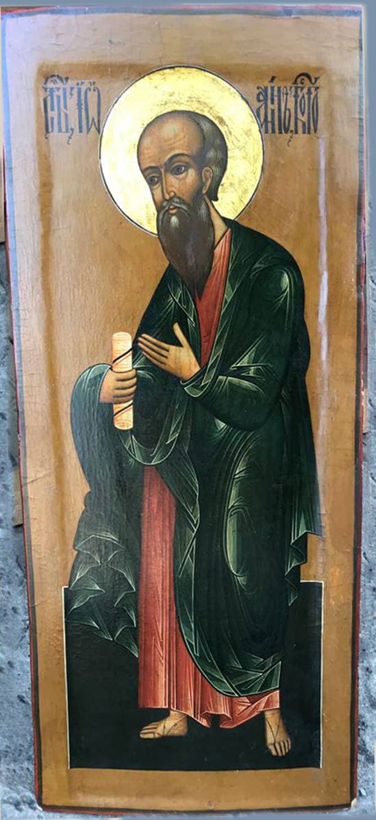 Старинная икона “Святой Иоанн Богослов”