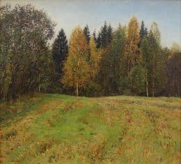 Сентябрь. Желтеют берёзы