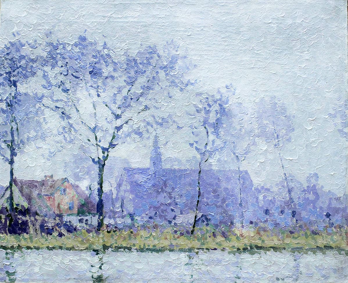 Деревня на берегу реки