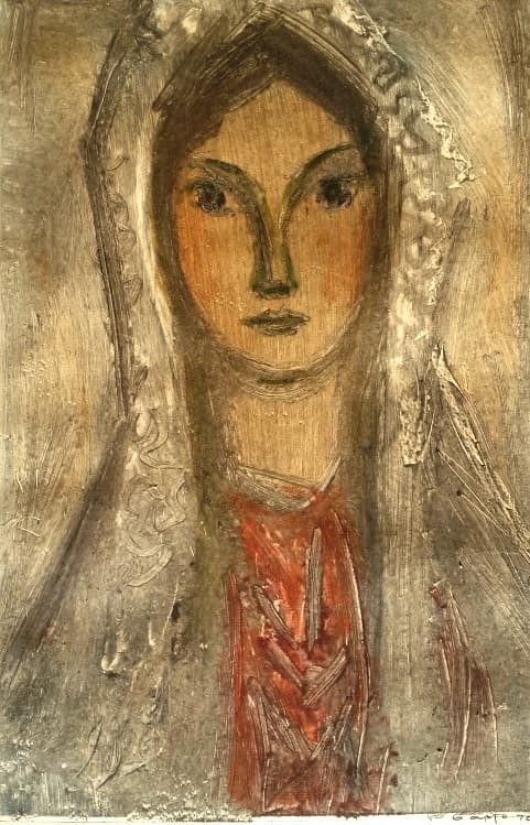 Девушка в платке