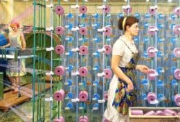 Сновальщица комбината имени Я.М.Свердлова