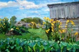 Цветы и капуста