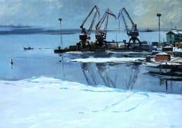 Кандалакша. Первый снег