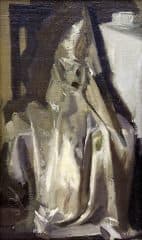 Белое платье ночью