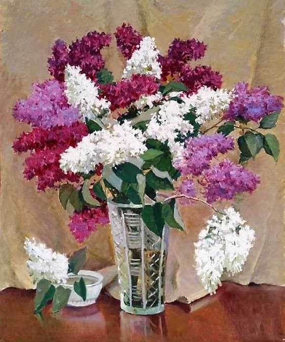 Сирень в хрустале