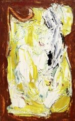 Портрет на красном фоне