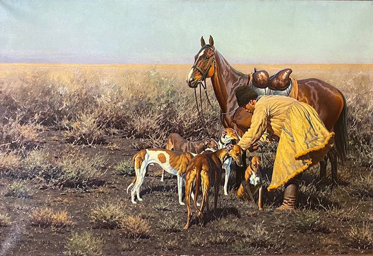 Перед охотой (Охота в Аскания-Нова)