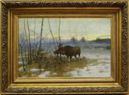 Пейзаж с лосем