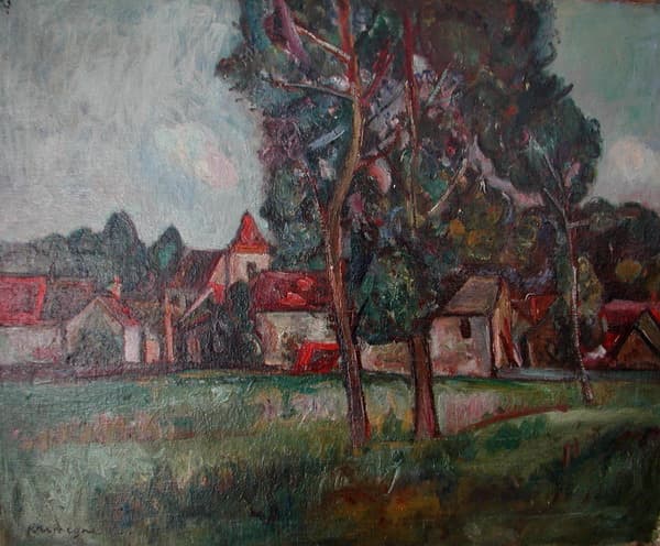 Пригородный пейзаж