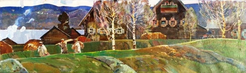 В рыбацком поселке